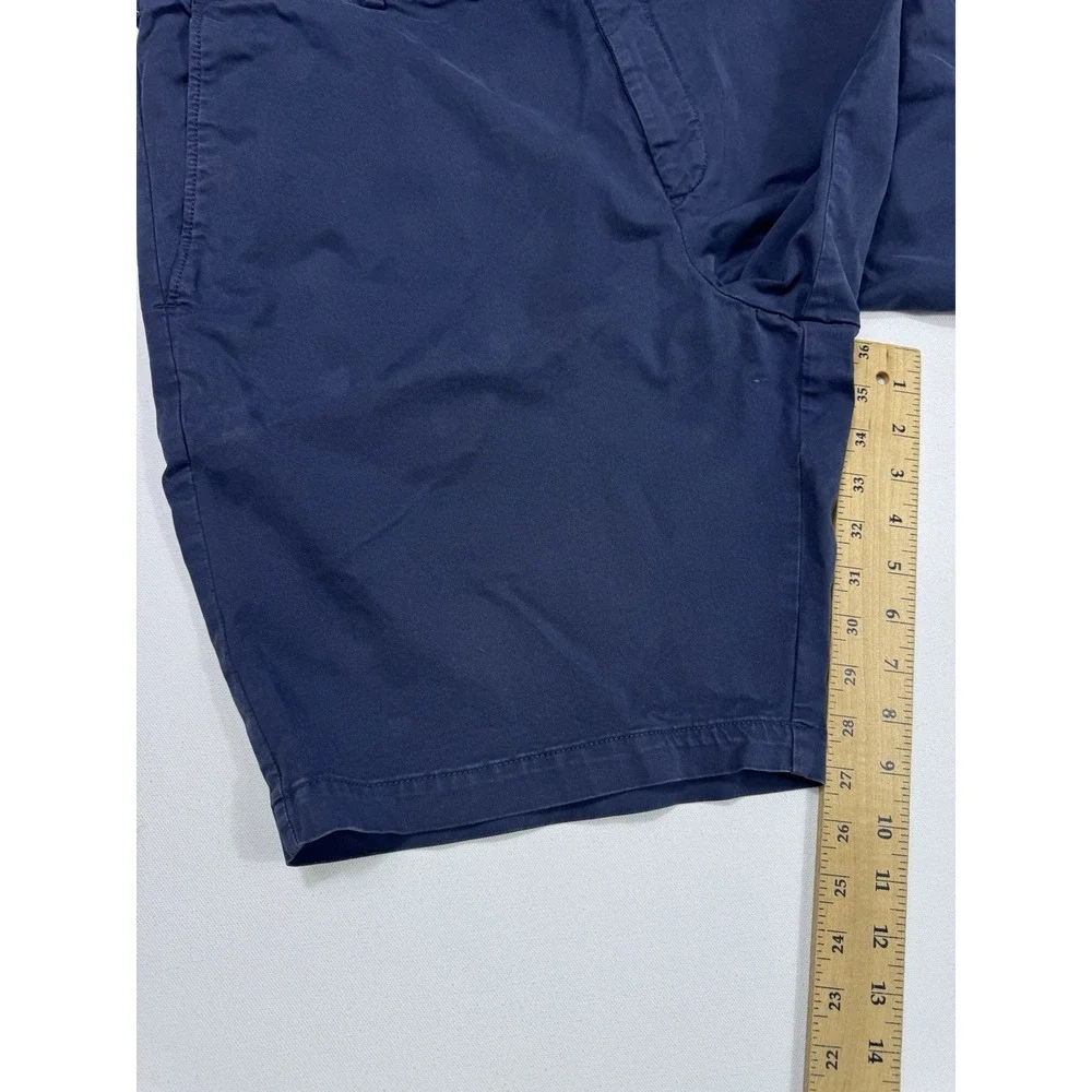Charles Tyrwhitt Mens 38x9 Chino Shorts Cotton Stretch Blue Modern Luxury